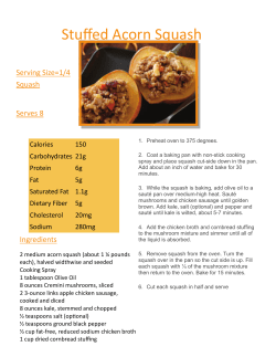 Stuffed Acorn Squash