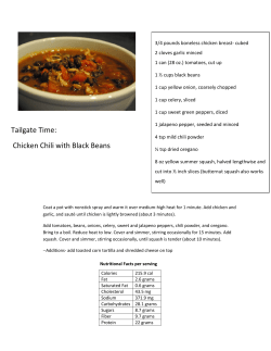 Chicken Chili
