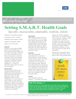 SMART Goals