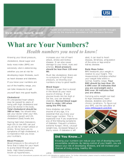 Know Your Numbers
