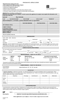 Group Term Life Insurance (Enrollment) Form