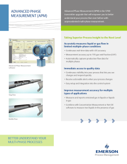 Advanced Phase Measurement Product Flier