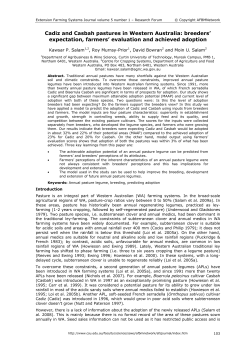 Kawsar P. Salam, Roy Murray-Prior, David Bowran and Moin U Salam