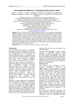 R Herd, J Accioly, P Arthur, K Copping, M Deland, K Donoghue, N Edwards, J Graham, M Hebart, F Jones, M Laurence, S Lee, P Parnell, W Pitchford and J Speijers