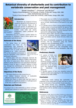 Poster 1 - Ronald S Bonifacio, CM Kinross and GM Gurr