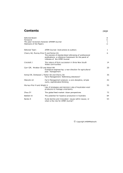 Contents and Abstracts