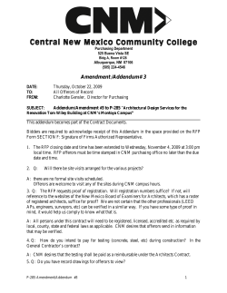 **Amendment #3
