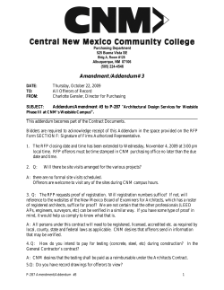 **Amendment #3