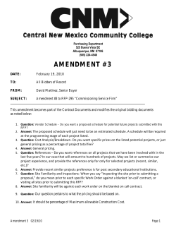 Amendment #3