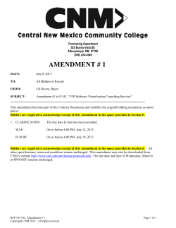 *Amendment 1