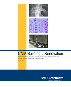Scoping/Program Document by SMPC