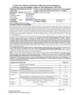 P-348 STEP 2 of 3 CMAR RFP