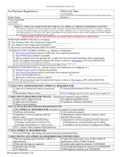 Checklist