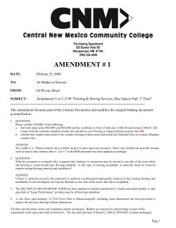Amendment #1