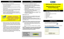 CNM Web Time Entry FP v3