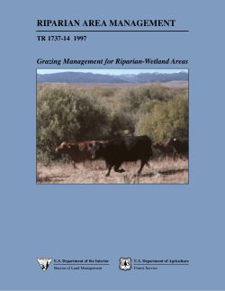 TR 1737-14: Grazing Management for Riparian-Wetland Areas