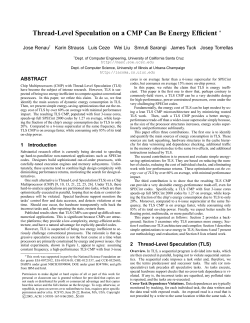 Thread-Level Speculation on a CMP Can Be Energy Efficient