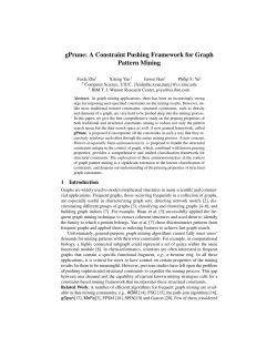gPrune: A Constraint Pushing Framework for Graph Pattern Mining