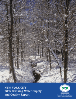 NYC Drinking water quality report