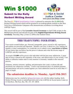 Kelly Herbert Writing Award