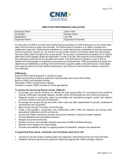 Performance Evaluation Form