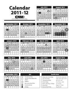 2011 2012 academic calendar