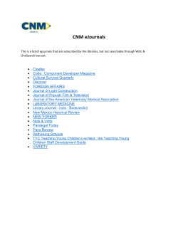 CNM eJournals