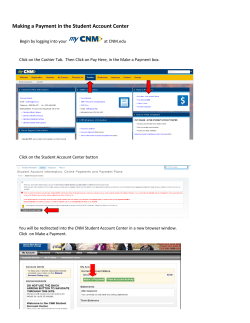 Instruction Guide for Making an Online Payment