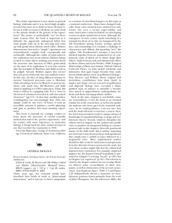 Quarterly Review of Biology