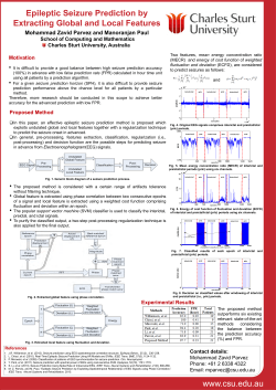 Epileptic Seizure Prediction by Extracting Global and Local Features