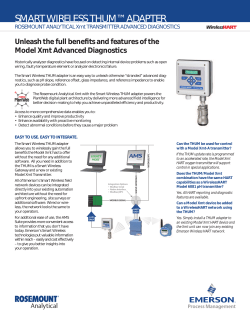 Diagn&oacute;sticos avanzados de transmisor Rosemount Analytical Xmt