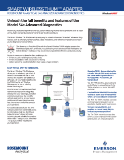 Diagn&oacute;sticos avanzados de analizador Rosemount Analytical 54e