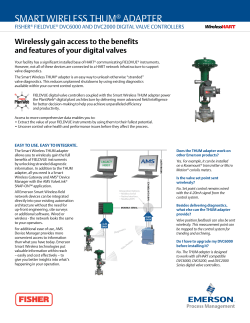 Controladores de v&aacute;lvula digital Fisher FIELDVUE DVC6000 DVC2000