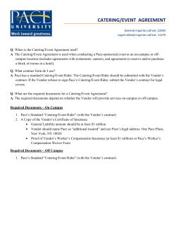 Catering/Event Agreement