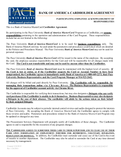 Business Card Holder Agreement Form