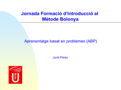 Aprenentatge Basat en Problemes (ABP).