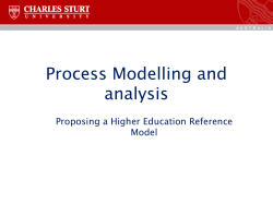 Developing the CSU Reference Model Presentation