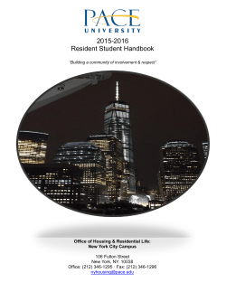 Resident Student Handbook