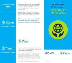 CIGNA s Life Assistance Program Brochure