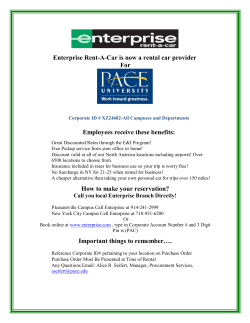 Enterprise Rent-A-Car is now a car provider for Pace