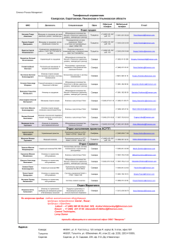 Телефонный справочник