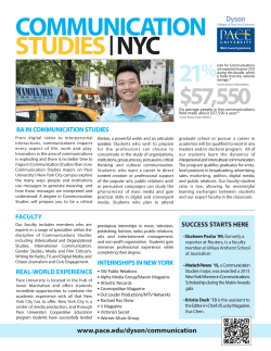 Communication Studies