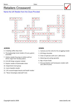 15 clue crossword solution