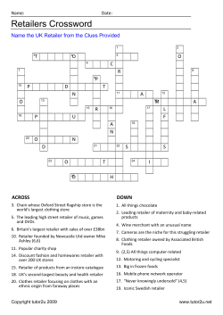 25 clue crossword with hints