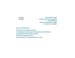 90 Series Unmanaged Switch Quick Start Guide (Multilingual)
