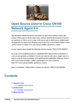 Open Source Used in Cisco ON100 Network Agent r6.4
