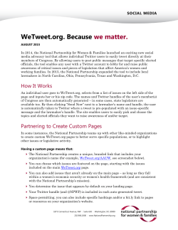 About WeTweet.org
