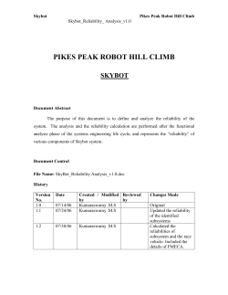 SkyBot Reliability Analysis