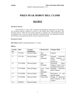 SkyBot Functional Analysis