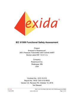 FMEDA Report: Enhanced Rosemount 3051 (Assessment)